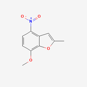 7-Methoxy-2-methyl-4-nitrobenzofuran