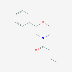 1-(2-Phenylmorpholino)butan-1-one
