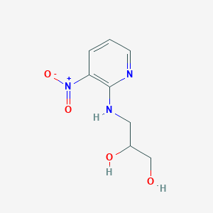 2-(2,3-Dihydroxy-1-propylamino)-3-nitropyridine