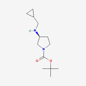 molecular formula C13H24N2O2 B8720841 tert-butyl (3S)-3-[(cyclopropylmethyl)amino]pyrrolidine-1-carboxylate 