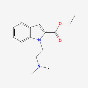 molecular formula C15H20N2O2 B8720845 ethyl 1-[2-(dimethylamino)ethyl]-1H-indole-2-carboxylate 