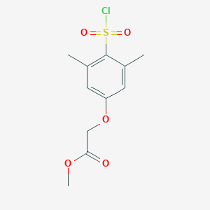 Methyl (4-chlorosulfonyl-3,5-dimethylphenoxy)acetate