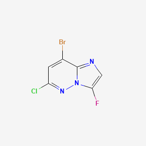 8-Bromo-6-chloro-3-fluoroimidazo[1,2-b]pyridazine
