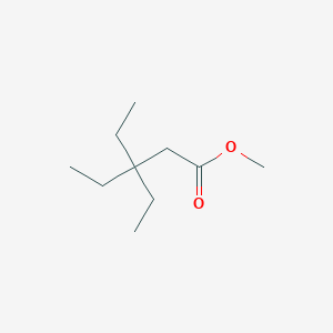 molecular formula C10H20O2 B8720924 Methyl 3,3-diethylpentanoate CAS No. 78715-66-9