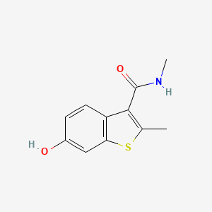 molecular formula C11H11NO2S B8720949 6-Hydroxy-n,2-dimethyl-1-benzothiophene-3-carboxamide CAS No. 638216-88-3
