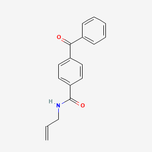 molecular formula C17H15NO2 B8720973 4-benzoyl-N-(2-propenyl)benzamide 