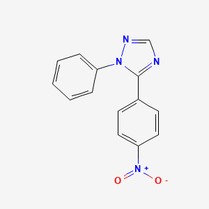 1-Phenyl-5-(p-nitrophenyl)-1H-1,2,4-triazole