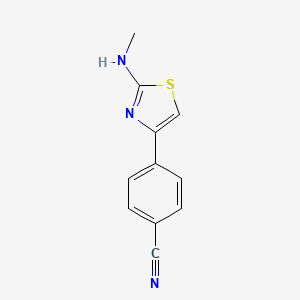 4-(2-Methylamino-thiazol-4-yl)-benzonitrile