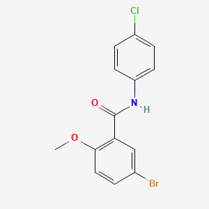 5-bromo-N-(4-chlorophenyl)-2-methoxybenzamide