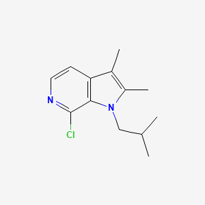7-Chloro-1-isobutyl-2,3-dimethyl-1H-pyrrolo[2,3-c]pyridine