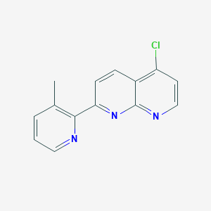 5-Chloro-2-(3-methylpyridin-2-yl)-1,8-naphthyridine