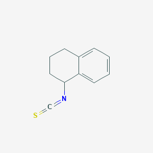 molecular formula C11H11NS B8721187 1-Isothiocyanato-1,2,3,4-tetrahydronaphthalene 
