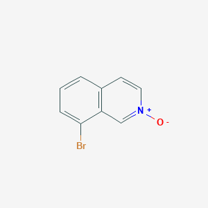 molecular formula C9H6BrNO B8721203 8-Bromoisoquinoline 2-oxide CAS No. 475994-58-2