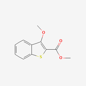 molecular formula C11H10O3S B8721252 Methyl 3-methoxy-1-benzothiophene-2-carboxylate 