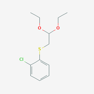molecular formula C12H17ClO2S B8721364 (2-Chlorophenyl)(2,2-diethoxyethyl)sulfane 
