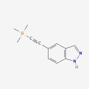 5-Trimethylsilanylethynyl-1H-indazole
