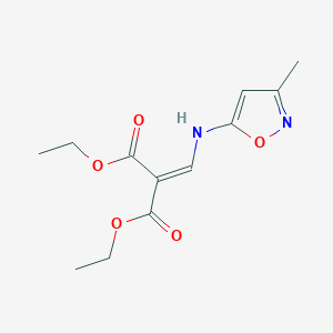 [[(3-Methyl-5-isoxazolyl)amino]methylene]malonic acid diethyl ester