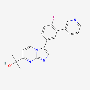 molecular formula C20H17FN4O B8721533 MRK-623 