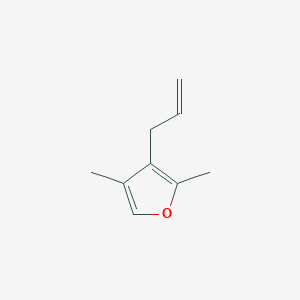 molecular formula C9H12O B8721536 3-Allyl-2,4-dimethylfuran CAS No. 75565-77-4