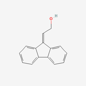 molecular formula C15H12O B8721537 2-Fluoren-9-ylidene-ethanol CAS No. 4425-98-3