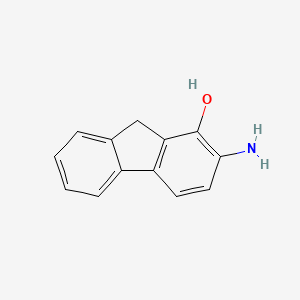 molecular formula C13H11NO B8721557 Fluoren-1-ol, 2-amino- CAS No. 7256-03-3
