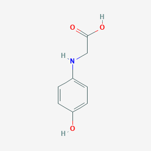 molecular formula C8H9NO3 B087216 N-(4-羟基苯基)甘氨酸 CAS No. 122-87-2