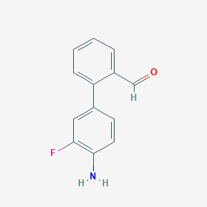 4'-Amino-3'-fluoro[1,1'-biphenyl]-2-carbaldehyde
