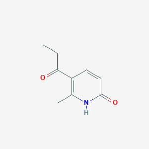 6-methyl-5-(n-propanoyl)-2(1H)-pyridinone