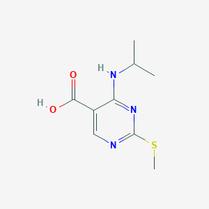 4-(Isopropylamino)-2-(methylthio)pyrimidine-5-carboxylic Acid
