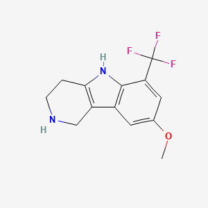 8-methoxy-6-trifluoromethyl-2,3,4,5-tetrahydro-1H-pyrido[4,3-b]indole