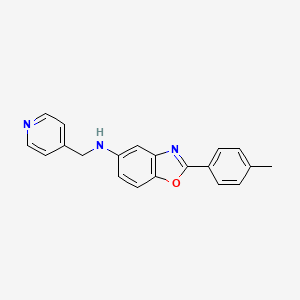 N-(Pyridin-4-ylmethyl)-2-p-tolylbenzo[d]oxazol-5-amine