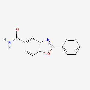 molecular formula C14H10N2O2 B8721935 2-Phenylbenzo[d]oxazole-5-carboxamide 
