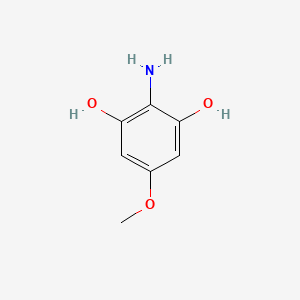 2-Amino-5-methoxybenzene-1,3-diol
