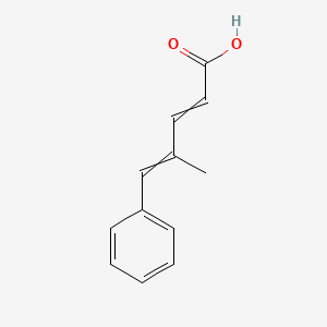 2,4-Pentadienoic acid, 4-methyl-5-phenyl-