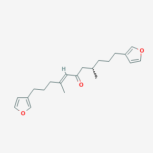 molecular formula C21H28O3 B008722 Cacospongienone B CAS No. 102856-53-1