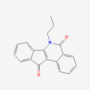 6-Propyl-5H-indeno(1,2-c)isoquinoline-5,11(6H)-dione