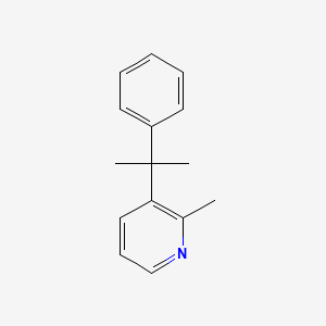 2-Methyl-3-(2-phenyl-2-propanyl)pyridine