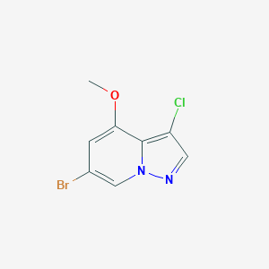 6-Bromo-3-chloro-4-methoxypyrazolo[1,5-a]pyridine