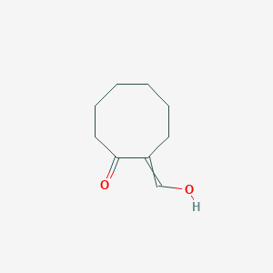 molecular formula C9H14O2 B8722127 Cyclooctanone, 2-(hydroxymethylene)- CAS No. 936-65-2