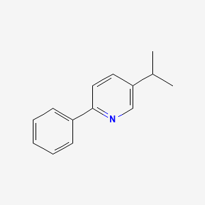 molecular formula C14H15N B8722150 5-Isopropyl-2-phenylpyridine CAS No. 85391-13-5