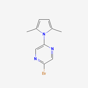 2-bromo-5-(2,5-dimethyl-1H-pyrrol-1-yl)pyrazine