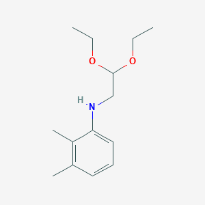 molecular formula C14H23NO2 B8722395 N-(2,2-diethoxyethyl)-2,3-dimethylBenzenamine CAS No. 197913-16-9