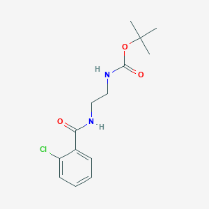 molecular formula C14H19ClN2O3 B8722449 tert-Butyl {2-[(2-chlorobenzoyl)amino]ethyl}carbamate 