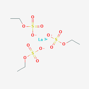 molecular formula C6H15LaO12S3 B087225 Lanthanum ethylsulfate CAS No. 1070-79-7