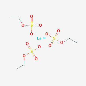 molecular formula C6H15LaO12S3 B087225 镧乙基硫酸盐 CAS No. 1070-79-7