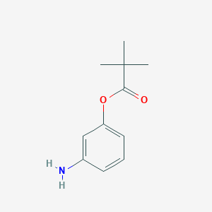 3-Aminophenyl 2,2-dimethylpropanoate