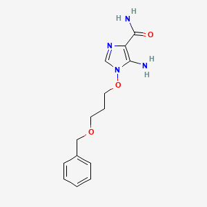 5-amino-1-[3-(benzyloxy)propoxy]-1H-imidazole-4-carboxamide