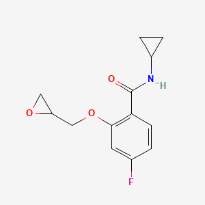 N-Cyclopropyl-4-fluoro-2-(2-oxiranylmethoxy)benzamide