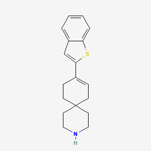 9-Benzo[b]thiophen-2-yl-3-aza-spiro[5.5]undec-8-ene