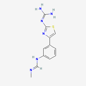 N-Methyl-N'-[3-(2-guanidino-4-thiazolyl)-phenyl]-formamidine